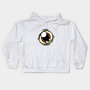 Colorful creepy eye Kids Hoodie